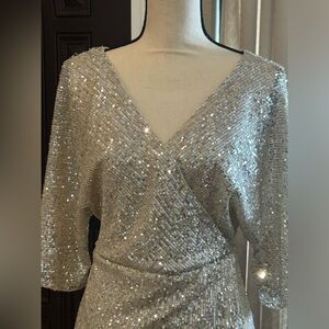 Lulus Sequined Mini Cocktail Dress